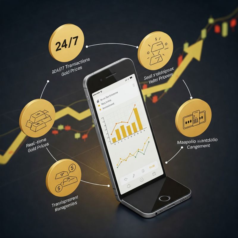 Lợi ích đầu tư vàng online qua ứng dụng di động tiện lợi