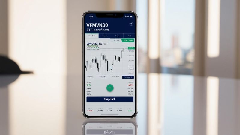Giao dịch chứng chỉ quỹ ETF VFMVN30 qua ứng dụng di động