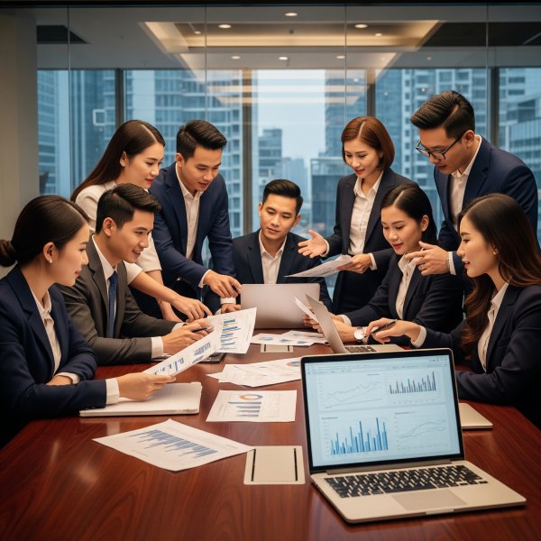 Nhóm chuyên gia tài chính Việt họp bàn phân tích dòng tiền vào từng ngành