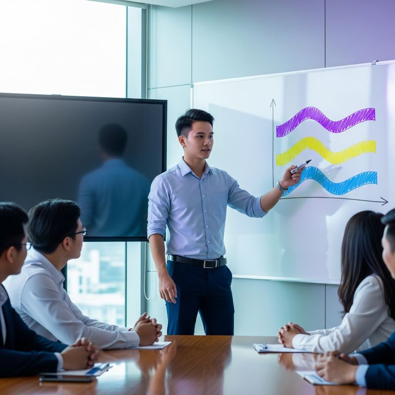 Chuyên viên tài chính Việt giải thích biểu đồ giá trần – sàn – tham chiếu