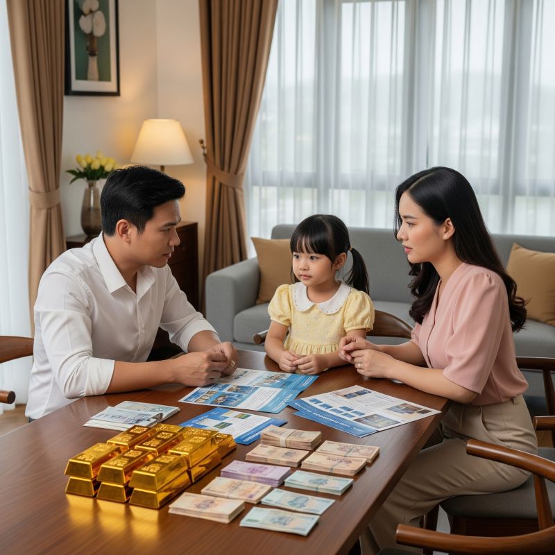 Gia đình Việt lên kế hoạch đầu tư vàng để bảo vệ tài sản