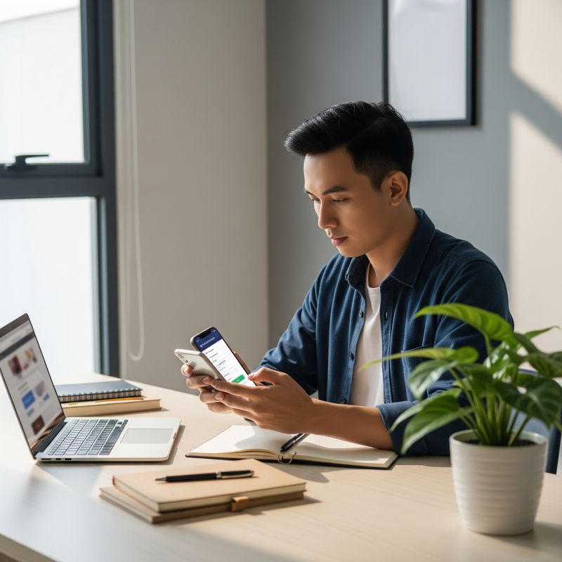 Nhà đầu tư Việt mở tài khoản chứng khoán qua ứng dụng tại nhà