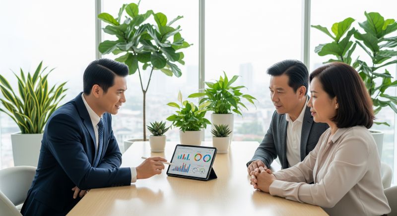 Chuyên viên tài chính tư vấn chiến lược tích sản cho cặp đôi trung niên