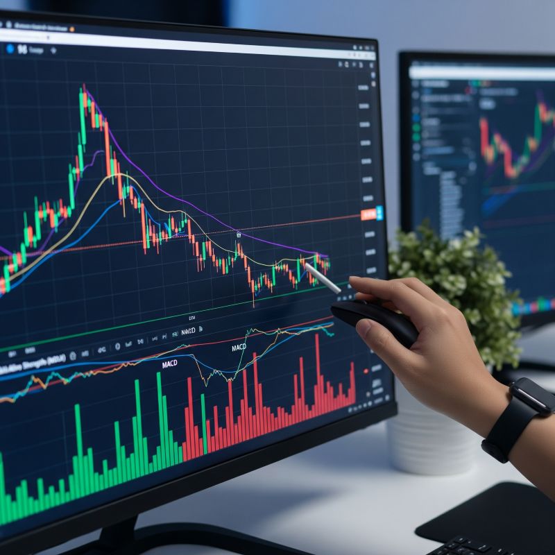 Phân tích kỹ thuật cổ phiếu với RSI, MACD và volume rõ ràng