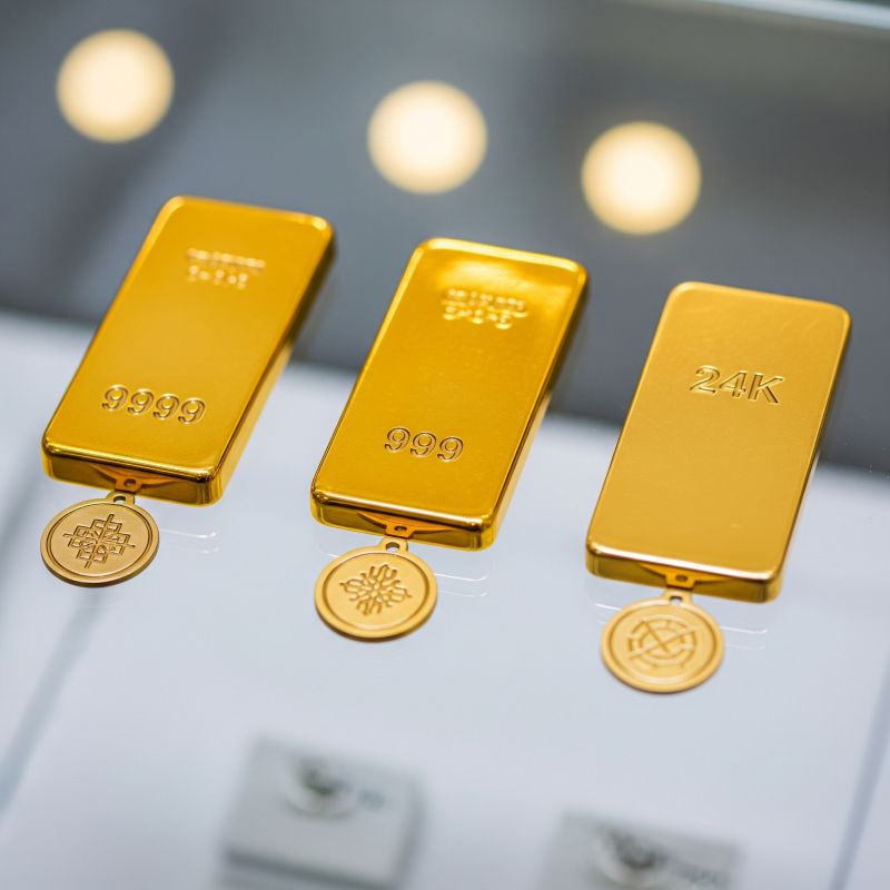 So sánh ba loại vàng: 9999, 999 và 24K trên bàn kính