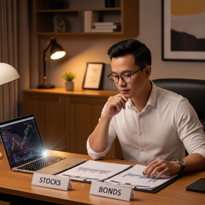 Nhà đầu tư Việt Nam đang phân vân giữa cổ phiếu và trái phiếu