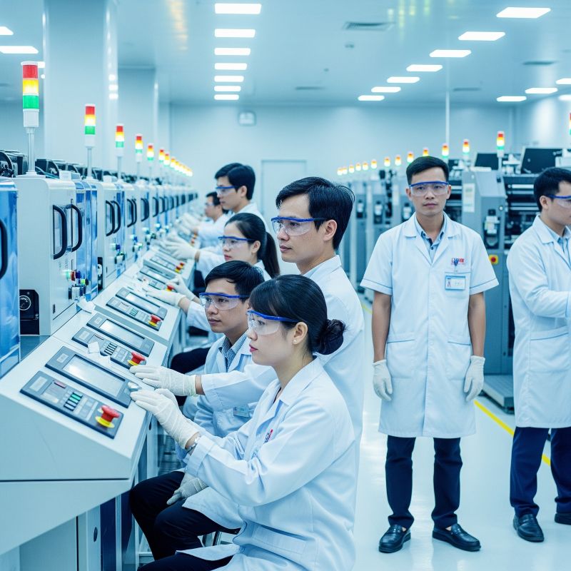 Dây chuyền sản xuất tiền polymer hiện đại tại Việt Nam