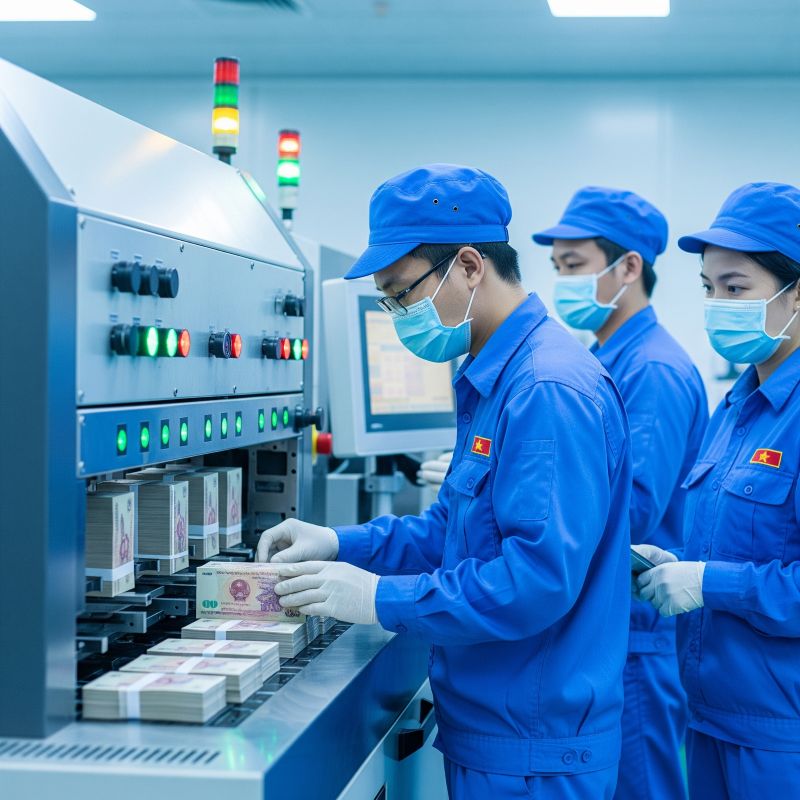 Bên trong nhà máy in tiền Việt Nam với quy trình giám sát nghiêm ngặt