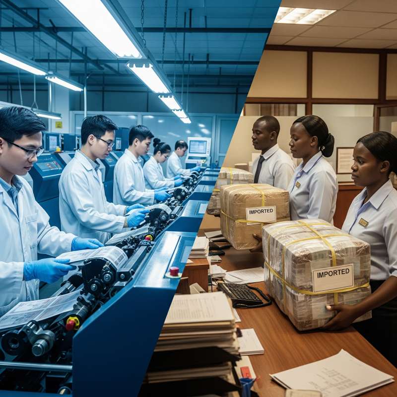 So sánh quốc gia tự in tiền và quốc gia phải thuê in tiền
