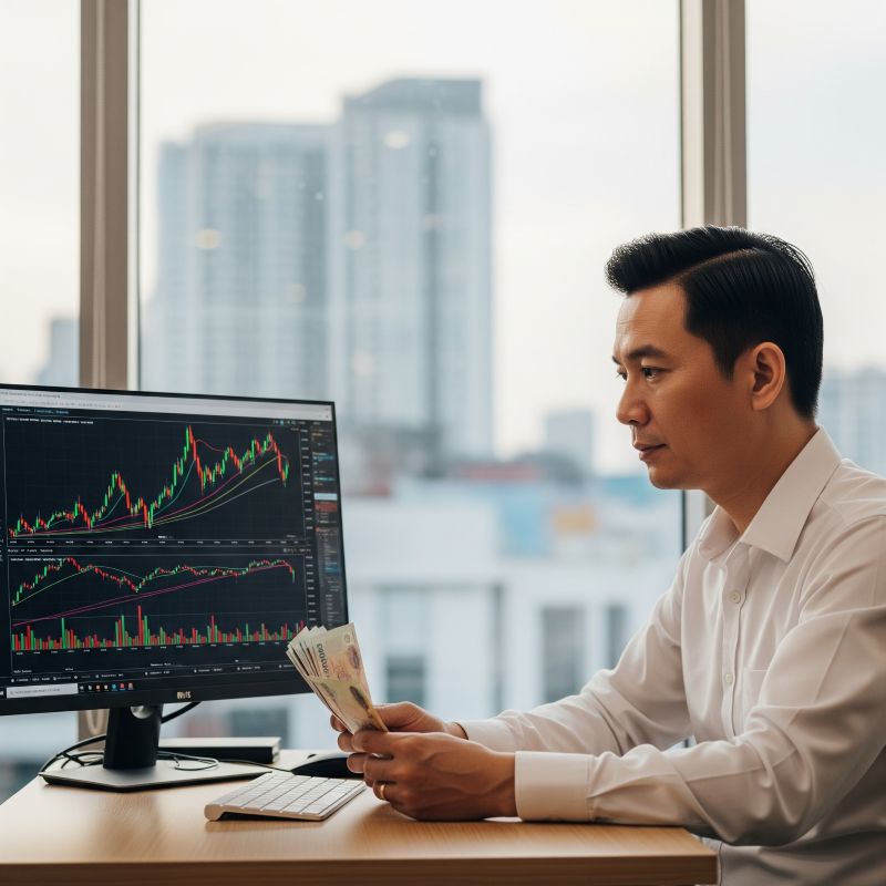 Người Việt xem biểu đồ tỷ giá quốc tế và giá trị tiền VND