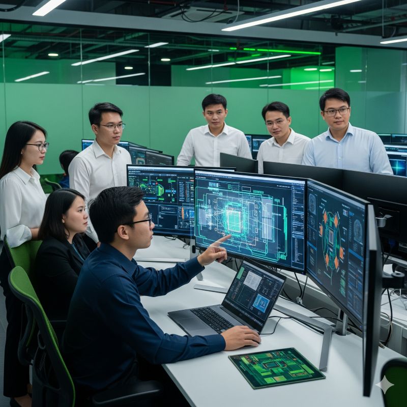 Kỹ sư Việt tại văn phòng Nvidia phát triển chip AI năm 2025