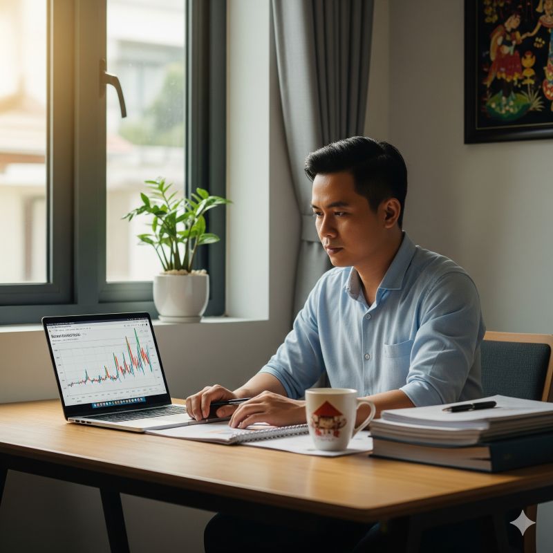 Nhà đầu tư Việt theo dõi lợi suất trái phiếu ngân hàng tại nhà