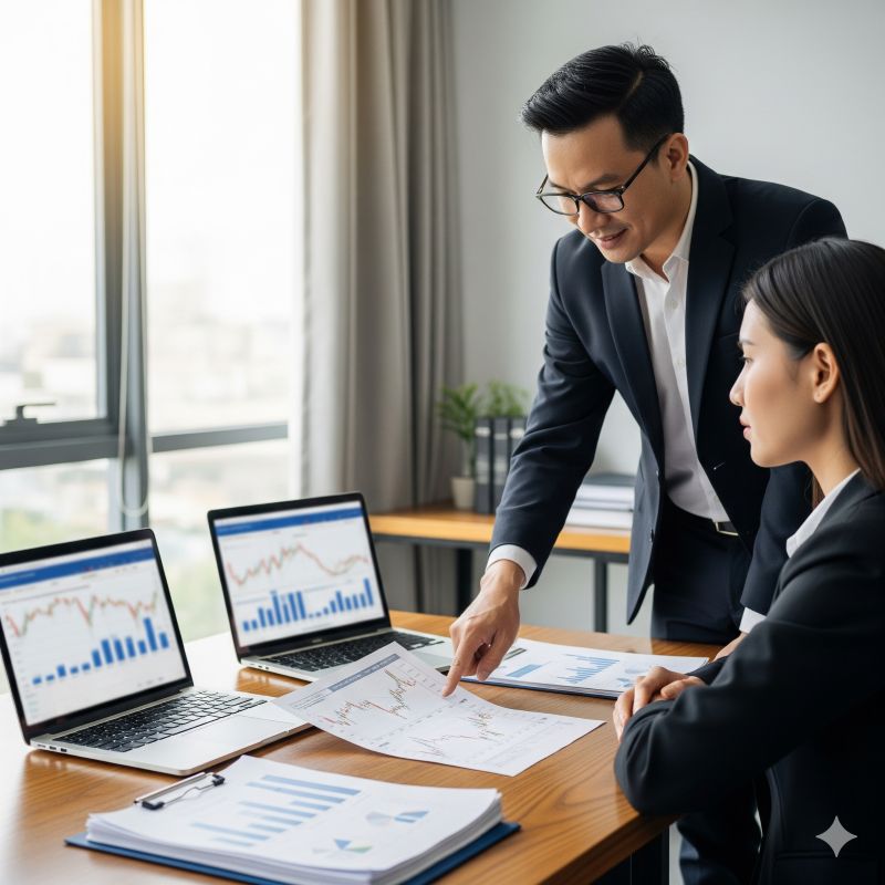 Chuyên viên tài chính Việt tư vấn trái phiếu chuyển đổi cho khách hàng