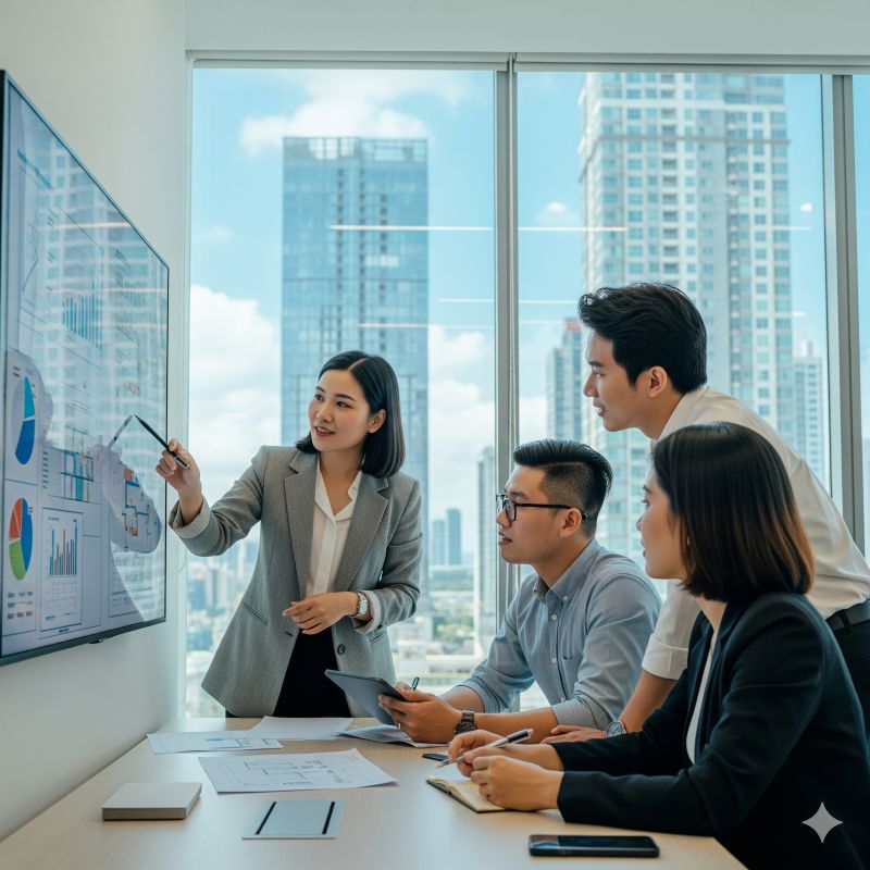 Chuyên gia tư vấn trao đổi về cổ phiếu ESOP cùng nhân viên công ty