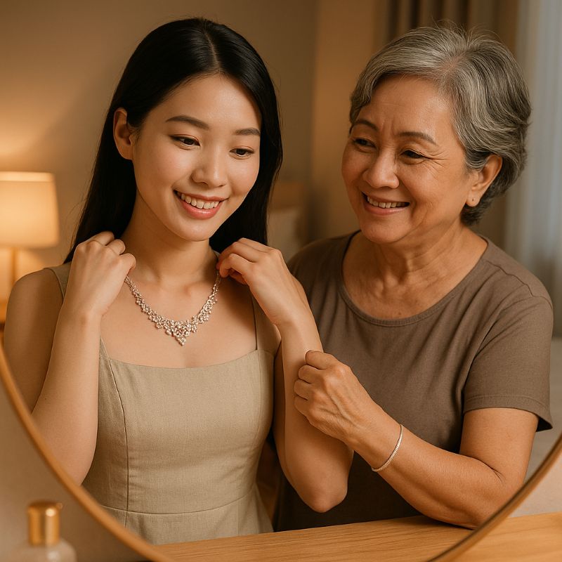 Hai thế hệ cùng chọn trang sức bạc phù hợp phong cách riêng
