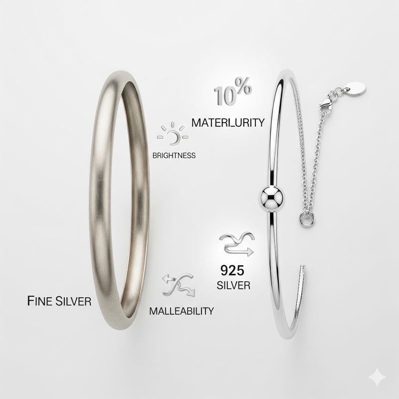 So sánh đặc tính vật lý giữa bạc ta và bạc 925