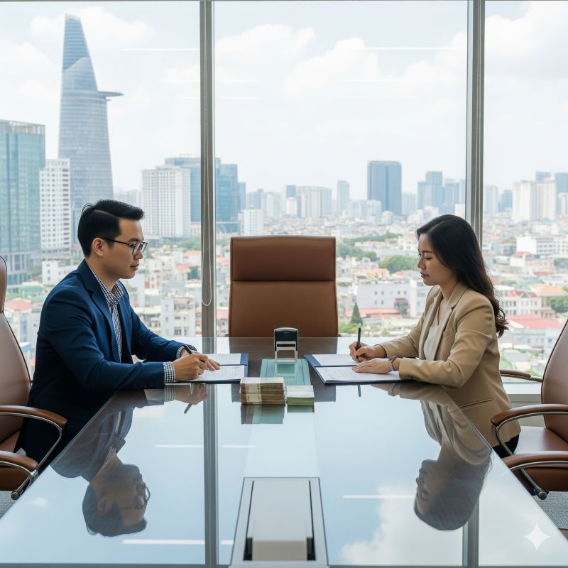 Giao dịch escrow quốc tế giữa các doanh nghiệp có bên thứ ba xác nhận