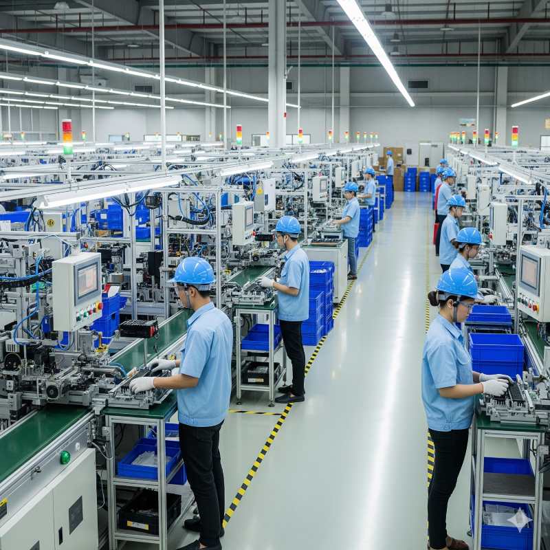 Dây chuyền sản xuất FDI tại Việt Nam hoạt động hiệu quả