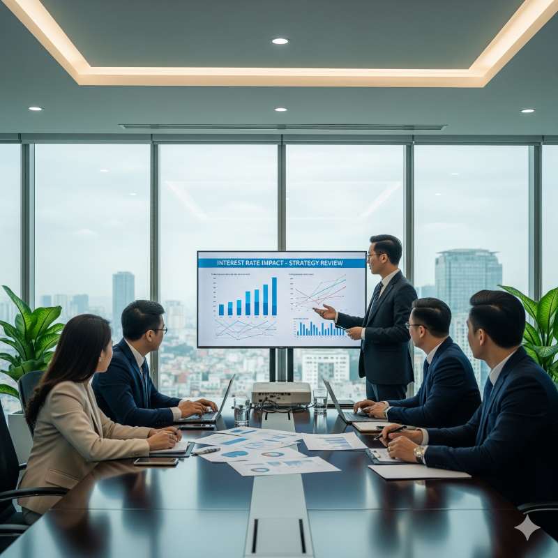 Doanh nghiệp Việt họp điều chỉnh chiến lược do lãi suất tăng