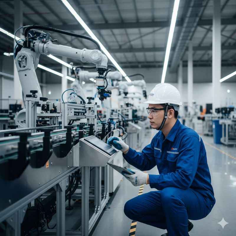 Dây chuyền sản xuất mới từ lợi nhuận giữ lại trong nhà máy hiện đại