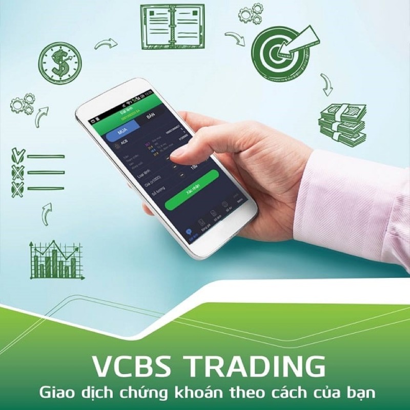 Ứng dụng VCBS Mobile Trading giao diện đơn giản