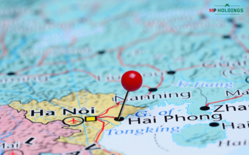 Bản đồ Việt Nam với các khu vực đầu tư bất động sản tiềm năng