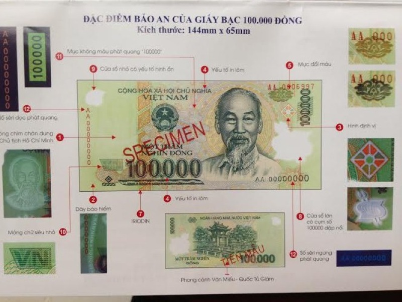 Chuyên gia Việt Nam thiết kế mẫu tờ tiền mới với yếu tố bảo mật