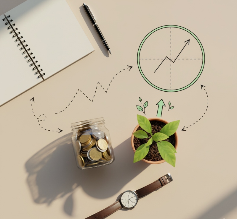 Hành trình đầu tư dài hạn với lãi kép và tăng trưởng bền vững