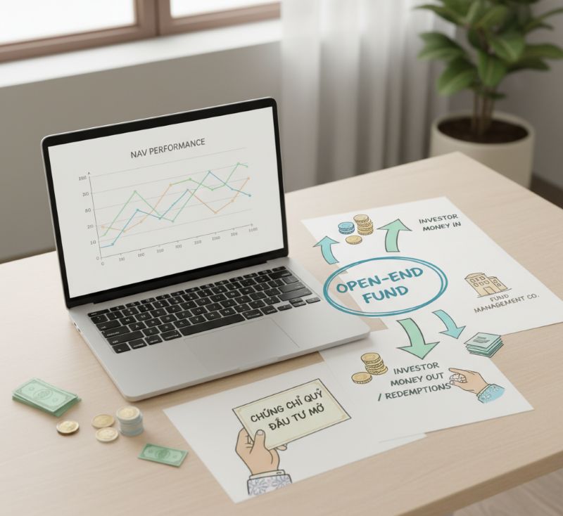 Cơ chế hoạt động và dòng vốn của quỹ mở