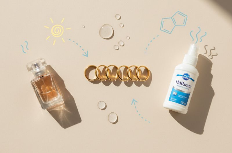 Các yếu tố môi trường khiến vàng 8k bị đen