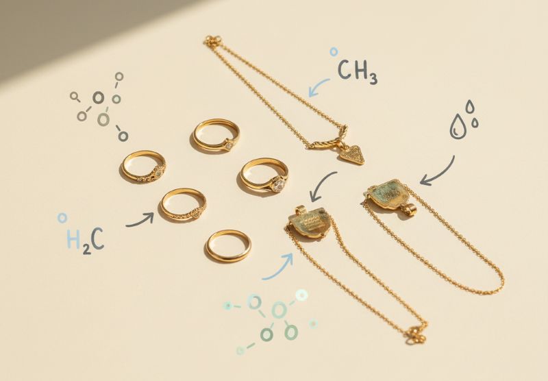 Hiện tượng vàng 8k bị đen do oxy hóa tự nhiên