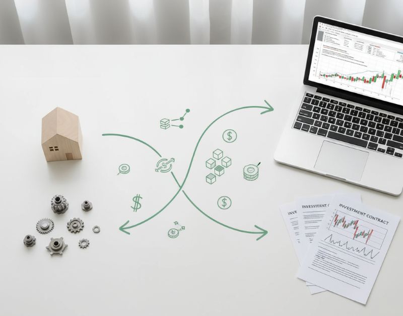 Quá trình chuyển đổi tài sản phi tài chính thành tài chính