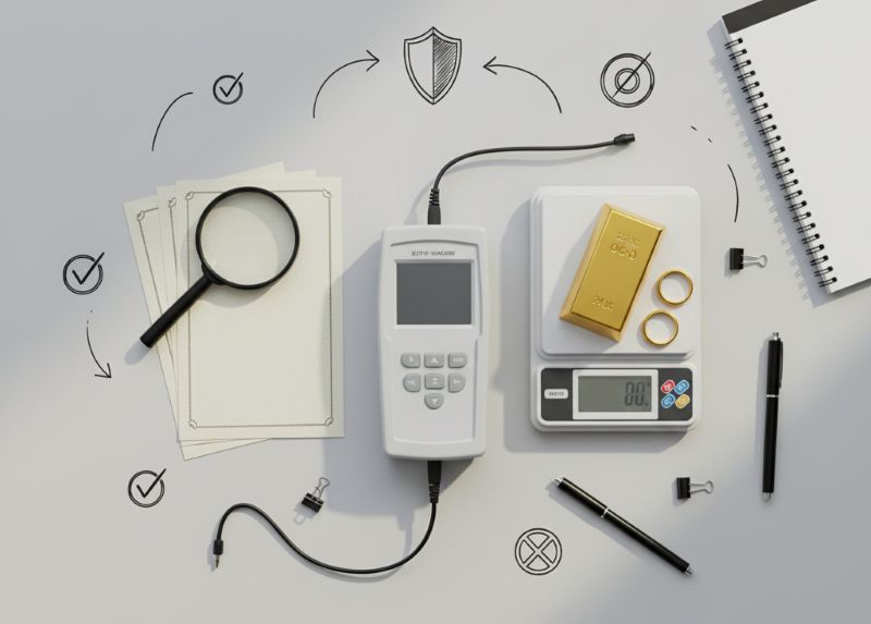 Các bước kiểm tra vàng để mua an toàn