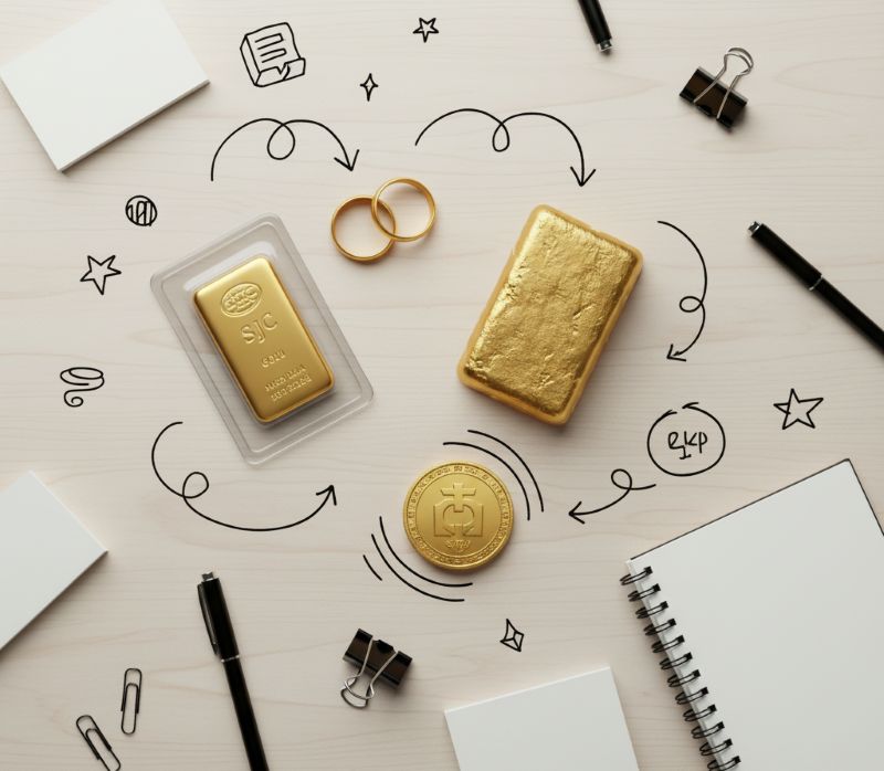 &nbsp;Các loại vàng phổ biến dùng để tích trữ