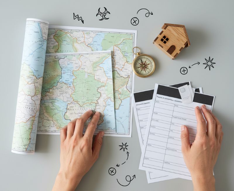 Nhà đầu tư xem xét vị trí và rủi ro bất động sản