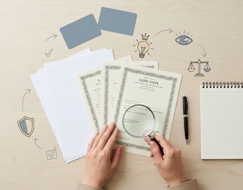 Kiểm tra hồ sơ pháp lý mua đất
