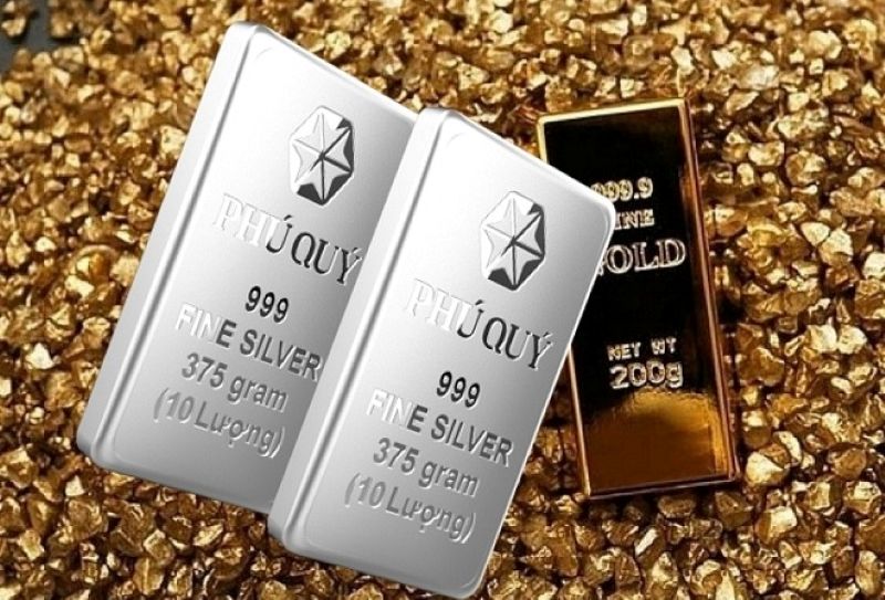 So sánh bạc và vàng